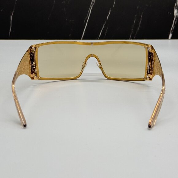NEW DOLCE&GABBANA DG2317 02/71 GOLD/BLACK SUNGLASSES DG2317 0271 EYEWEAR - Picture 8 of 13